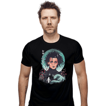 Load image into Gallery viewer, Shirts Fitted Shirts, Mens / Small / Black Ukiyo Edward