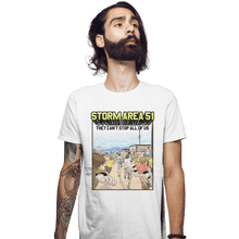 Load image into Gallery viewer, Shirts Fitted Shirts, Mens / Small / White They Can't Stop All Of Us