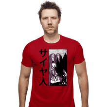 Load image into Gallery viewer, Shirts Fitted Shirts, Mens / Small / Red Saiyanz