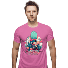 Load image into Gallery viewer, Daily_Deal_Shirts Fitted Shirts, Mens / Small / Azalea Summer Dragons