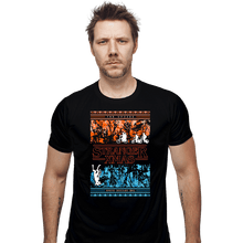 Load image into Gallery viewer, Shirts Fitted Shirts, Mens / Small / Black Stranger Ugly Sweater