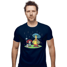 Load image into Gallery viewer, Shirts Fitted Shirts, Mens / Small / Navy My Friend Hef