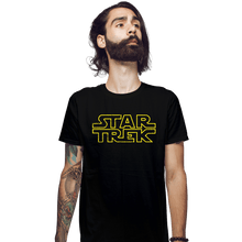 Load image into Gallery viewer, Daily_Deal_Shirts Fitted Shirts, Mens / Small / Black StarTrekWars