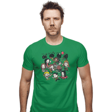 Load image into Gallery viewer, Shirts Fitted Shirts, Mens / Small / Irish Green Fireflys