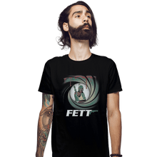 Load image into Gallery viewer, Shirts Fitted Shirts, Mens / Small / Black Agent Fett