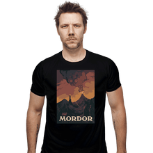 Load image into Gallery viewer, Shirts Fitted Shirts, Mens / Small / Black Visit Mordor