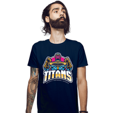 Load image into Gallery viewer, Shirts Fitted Shirts, Mens / Small / Navy Titans INL