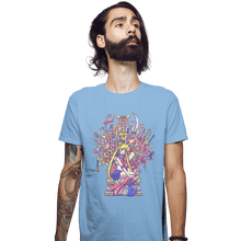 Load image into Gallery viewer, Shirts Fitted Shirts, Mens / Small / Powder Blue Throne Of Magic
