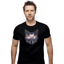 Load image into Gallery viewer, Shirts Fitted Shirts, Mens / Small / Black Moon Chaser