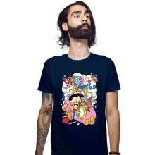 Load image into Gallery viewer, Secret_Shirts Fitted Shirts, Mens / Small / Navy Bobby's World