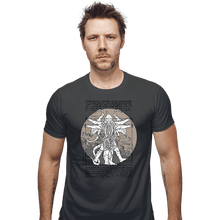 Load image into Gallery viewer, Shirts Fitted Shirts, Mens / Small / Charcoal Lovecraft Man