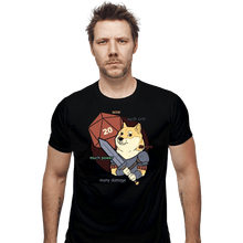 Load image into Gallery viewer, Secret_Shirts Fitted Shirts, Mens / Small / Black D&D Doge Meme