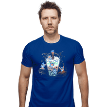 Load image into Gallery viewer, Secret_Shirts Fitted Shirts, Mens / Small / Royal Blue Boba Stitch