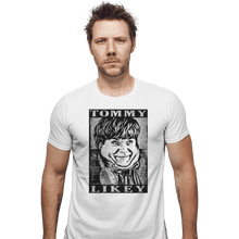 Load image into Gallery viewer, Shirts Fitted Shirts, Mens / Small / White Tommy Likey
