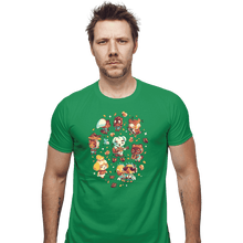 Load image into Gallery viewer, Secret_Shirts Fitted Shirts, Mens / Small / Irish Green On Tarantula Island
