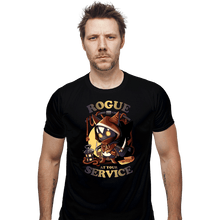 Load image into Gallery viewer, Daily_Deal_Shirts Fitted Shirts, Mens / Small / Black Rogue's Call