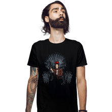 Load image into Gallery viewer, Daily_Deal_Shirts Fitted Shirts, Mens / Small / Black The Eleventh King