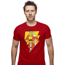 Load image into Gallery viewer, Shirts Fitted Shirts, Mens / Small / Red The True Captain