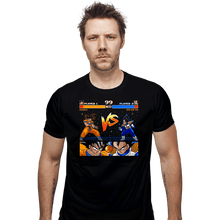 Load image into Gallery viewer, Shirts Fitted Shirts, Mens / Small / Black Goku VS Vegeta