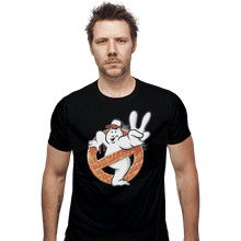 Load image into Gallery viewer, Shirts Fitted Shirts, Mens / Small / Black There's Something Strange