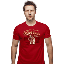 Load image into Gallery viewer, Daily_Deal_Shirts Fitted Shirts, Mens / Small / Red Dagobah Humbug