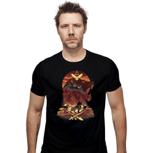 Load image into Gallery viewer, Shirts Fitted Shirts, Mens / Small / Black House Of Gryffindor