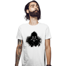 Load image into Gallery viewer, Shirts Fitted Shirts, Mens / Small / White Bored Shinigami