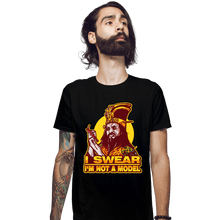 Load image into Gallery viewer, Shirts Fitted Shirts, Mens / Small / Black Not A Model