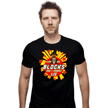 Load image into Gallery viewer, Secret_Shirts Fitted Shirts, Mens / Small / Black Big Blocks