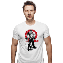 Load image into Gallery viewer, Daily_Deal_Shirts Fitted Shirts, Mens / Small / White Killer Of Gods Sumi-e