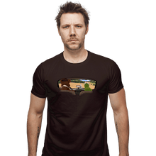 Load image into Gallery viewer, Daily_Deal_Shirts Fitted Shirts, Mens / Small / Dark Chocolate Classic Road Trip Adventurea
