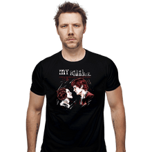 Load image into Gallery viewer, Daily_Deal_Shirts Fitted Shirts, Mens / Small / Black My Rebel Romance