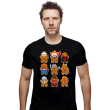 Load image into Gallery viewer, Daily_Deal_Shirts Fitted Shirts, Mens / Small / Black Ginger Horror