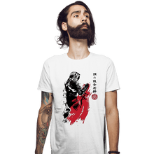 Load image into Gallery viewer, Secret_Shirts Fitted Shirts, Mens / Small / White Edward Sumi-e
