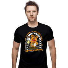 Load image into Gallery viewer, Shirts Fitted Shirts, Mens / Small / Black Fozzie Melodies