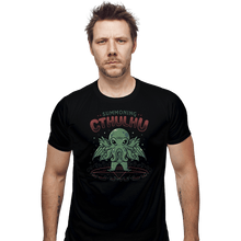Load image into Gallery viewer, Shirts Fitted Shirts, Mens / Small / Black Summoning Cthulhu