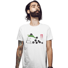 Load image into Gallery viewer, Shirts Fitted Shirts, Mens / Small / White Ink Forest