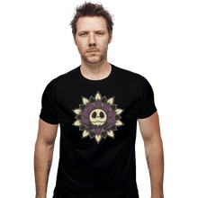 Load image into Gallery viewer, Shirts Fitted Shirts, Mens / Small / Black Jack Mandala