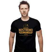 Load image into Gallery viewer, Shirts Fitted Shirts, Mens / Small / Black USCSS Nostromo
