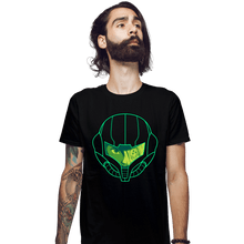 Load image into Gallery viewer, Secret_Shirts Fitted Shirts, Mens / Small / Black Metroid Face