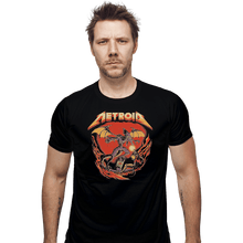 Load image into Gallery viewer, Shirts Fitted Shirts, Mens / Small / Black Enter Samus