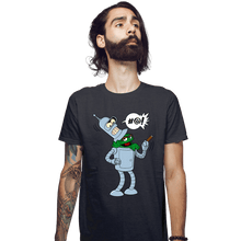 Load image into Gallery viewer, Daily_Deal_Shirts Fitted Shirts, Mens / Small / Dark Heather Cybersquatting