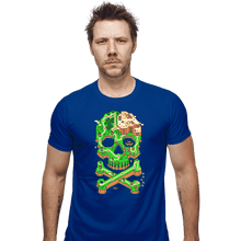 Load image into Gallery viewer, Secret_Shirts Fitted Shirts, Mens / Small / Royal Blue SNES Jolly Plumber