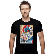 Load image into Gallery viewer, Daily_Deal_Shirts Fitted Shirts, Mens / Small / Black RX-78-2 Gundam in Japan