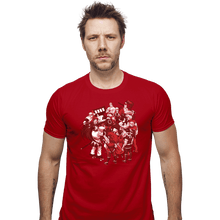 Load image into Gallery viewer, Shirts Fitted Shirts, Mens / Small / Red SNK