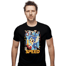 Load image into Gallery viewer, Daily_Deal_Shirts Fitted Shirts, Mens / Small / Black Top Speed