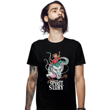 Load image into Gallery viewer, Secret_Shirts Fitted Shirts, Mens / Small / Black The Spirit Story