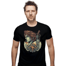 Load image into Gallery viewer, Shirts Fitted Shirts, Mens / Small / Black Emblem Of The Lion