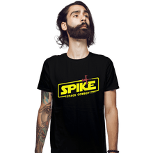 Load image into Gallery viewer, Shirts Fitted Shirts, Mens / Small / Black A Space Cowboy Story