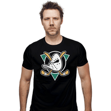 Load image into Gallery viewer, Secret_Shirts Fitted Shirts, Mens / Small / Black Ducks Fly Together